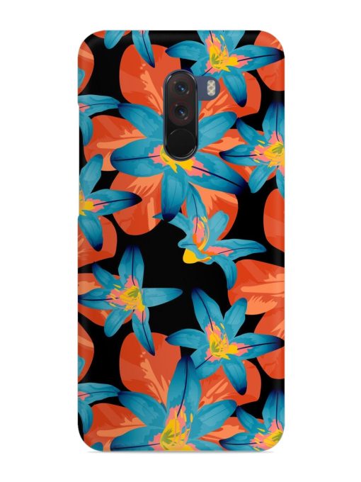 Philippine Flowers Seamless Snap Case for Poco F1 Zapvi