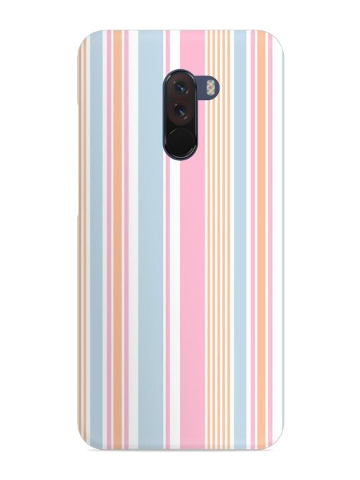 Stripe Seamless Pattern Snap Case for Poco F1 Zapvi