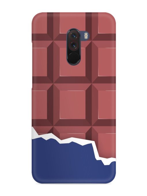 Chocolate Vector Art Snap Case for Poco F1