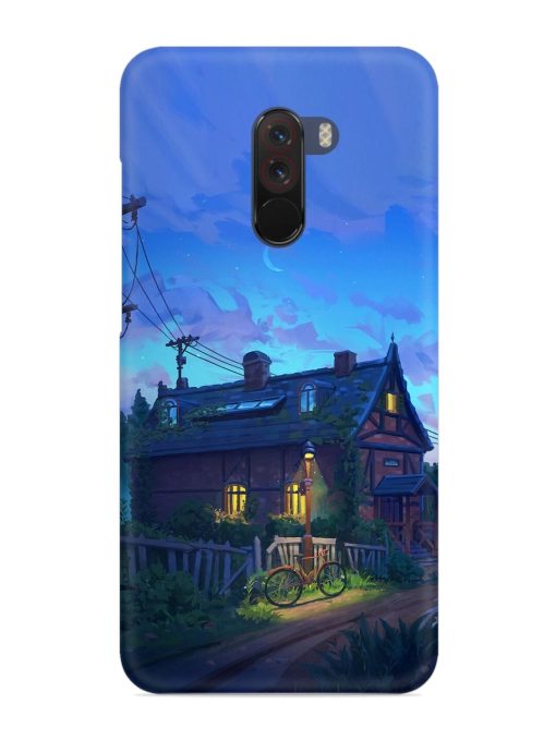 Beautiful Village House Snap Case for Poco F1 Zapvi