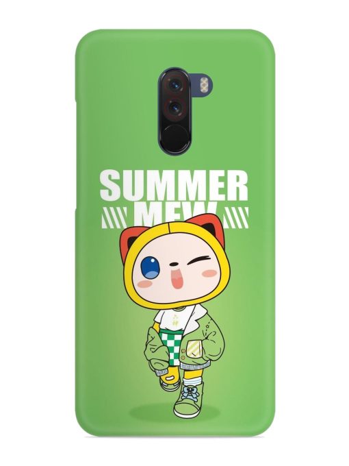 Summer Mew Snap Case for Poco F1 Zapvi