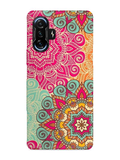 Mandala Seamless Snap Case for Poco F3 Gt (5G) Zapvi