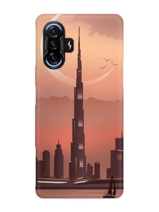 Landmark Burj Khalifa Snap Case for Poco F3 Gt (5G) Zapvi