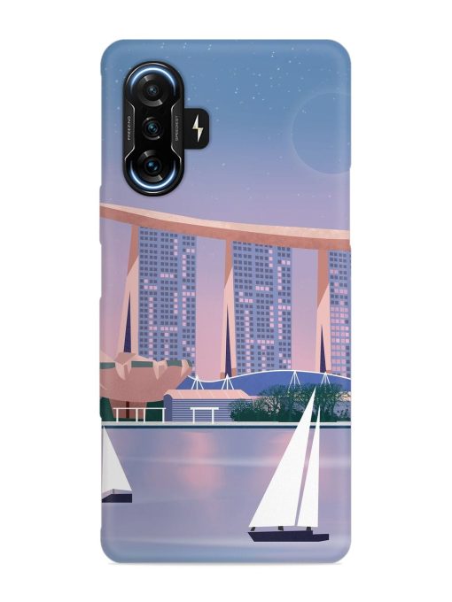 Singapore Scenery Architecture Snap Case for Poco F3 Gt (5G) Zapvi