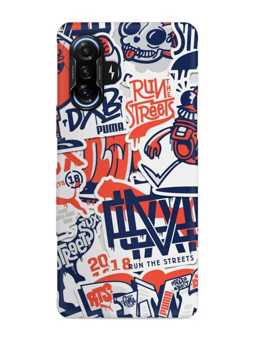 Run The Street Snap Case for Poco F3 Gt (5G) Zapvi