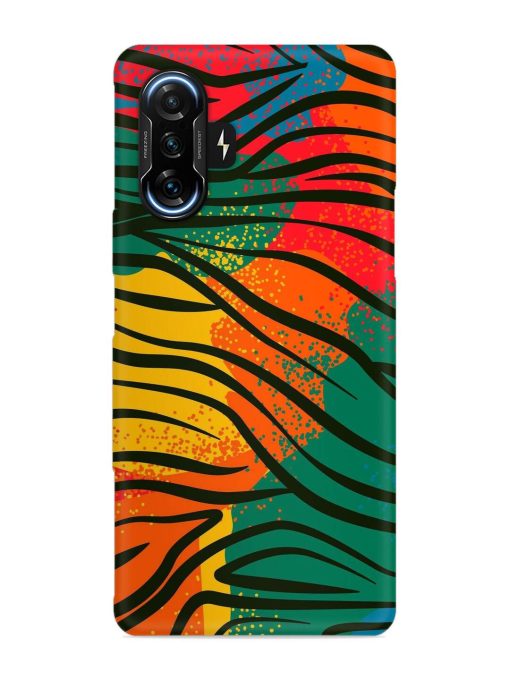 Bright Colorful Snap Case for Poco F3 Gt (5G) Zapvi