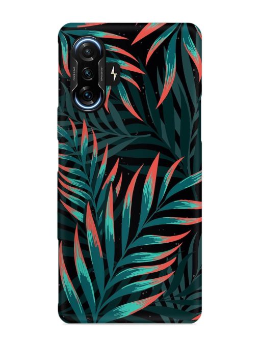 Green Leaf Art Snap Case for Poco F3 Gt (5G) Zapvi