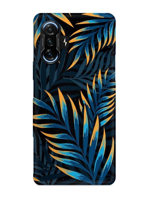 Abstract Leaf Art Snap Case for Poco F3 Gt (5G) Zapvi