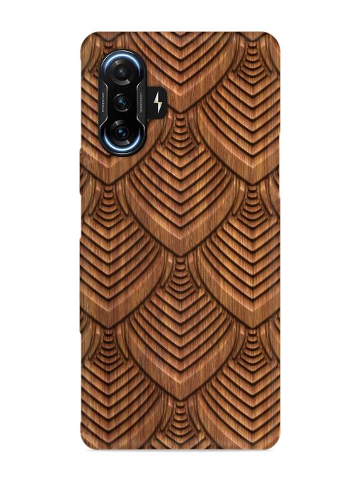 Carved Pattern On Snap Case for Poco F3 Gt (5G) Zapvi