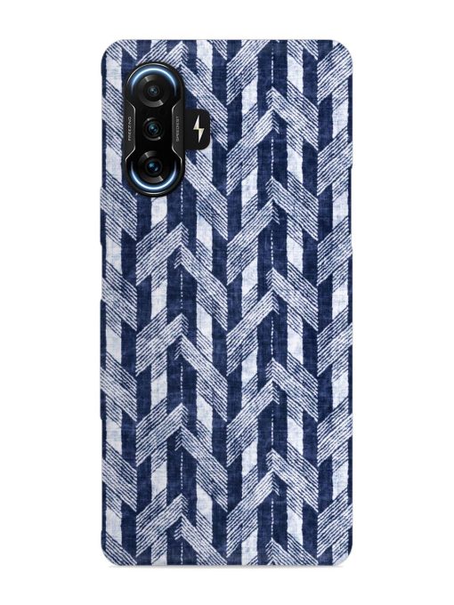 Abstract Herringbone Motif Snap Case for Poco F3 Gt (5G) Zapvi