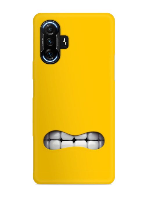 Mouth Character On Snap Case for Poco F3 Gt (5G) Zapvi