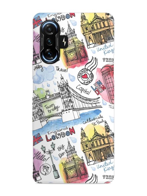 Vector London Landmark Snap Case for Poco F3 Gt (5G)