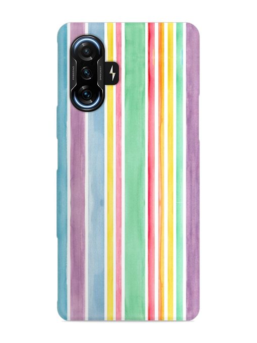 Hand Drawn Watercolor Snap Case for Poco F3 Gt (5G) Zapvi