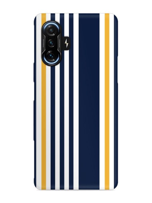 Seamless Stripe Pattern Snap Case for Poco F3 Gt (5G) Zapvi