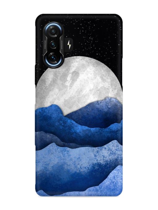 Full Moon Mountain Vector Snap Case for Poco F3 Gt (5G) Zapvi