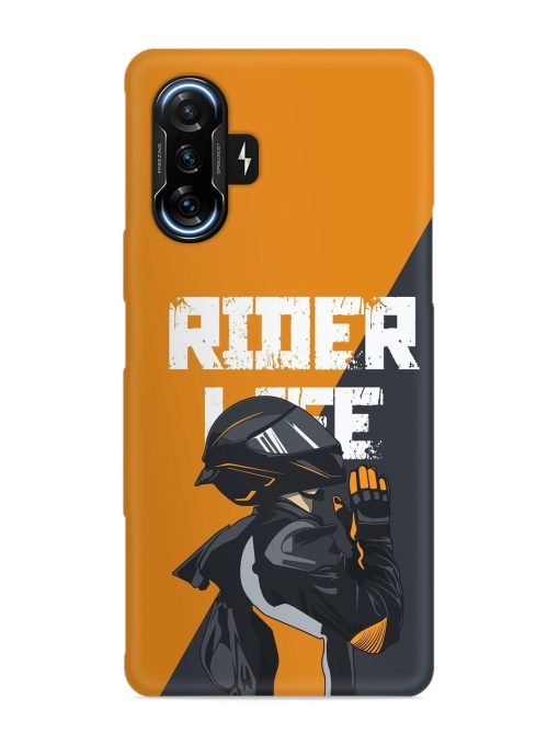 Rider Life Snap Case for Poco F3 Gt (5G) Zapvi