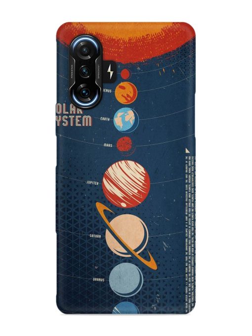 Solar System Vector Snap Case for Poco F3 Gt (5G) Zapvi