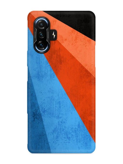 Modern Matte Abstract Snap Case for Poco F3 Gt (5G) Zapvi