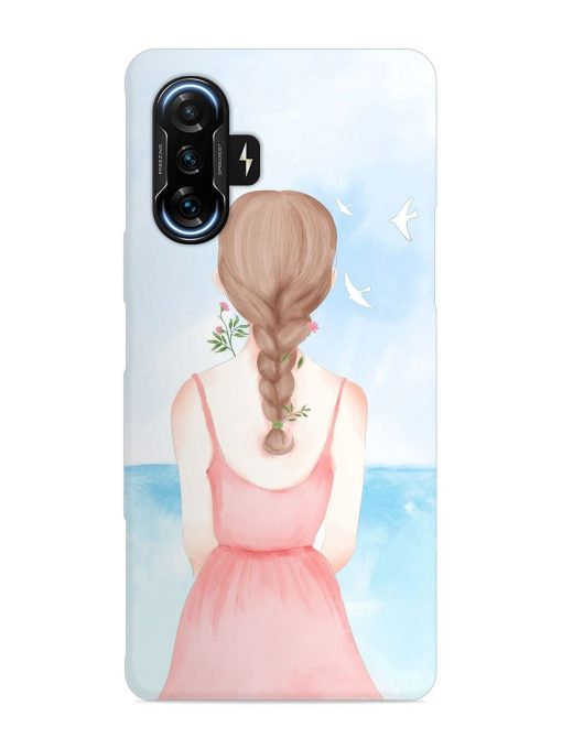 Watercolor Girl Vector Snap Case for Poco F3 Gt (5G) Zapvi