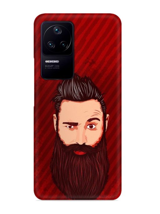 Beardo Man Snap Case for Poco F4 (5G) Zapvi