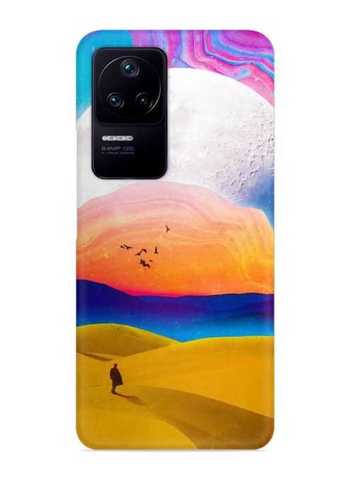 Sandy Desert Snap Case for Poco F4 (5G) Zapvi