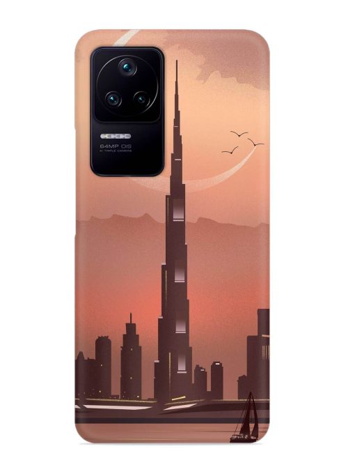 Landmark Burj Khalifa Snap Case for Poco F4 (5G) Zapvi