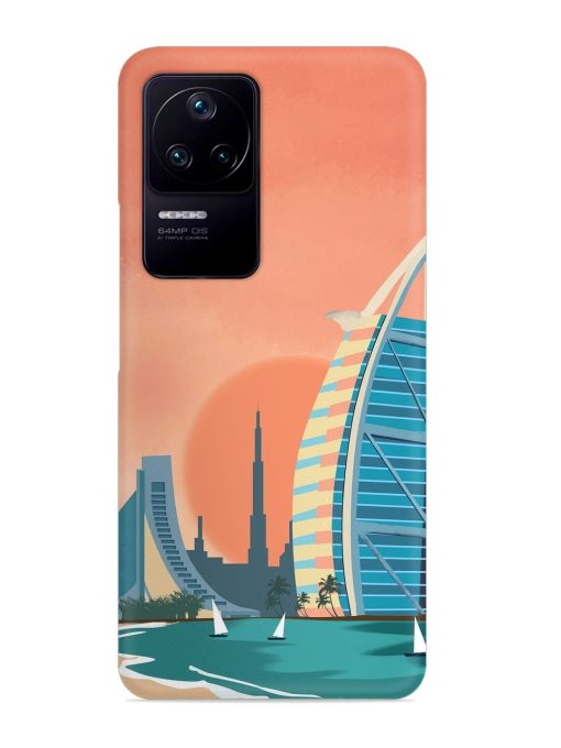 Dubai Architectural Scenery Snap Case for Poco F4 (5G) Zapvi