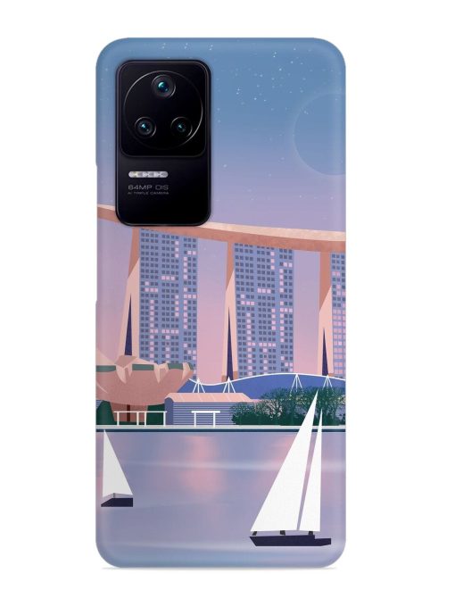 Singapore Scenery Architecture Snap Case for Poco F4 (5G) Zapvi