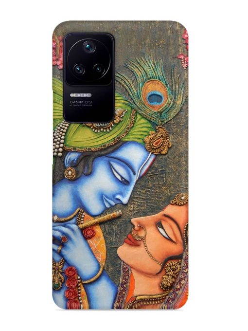 Lord Radha Krishna Flute Art Snap Case for Poco F4 (5G) Zapvi