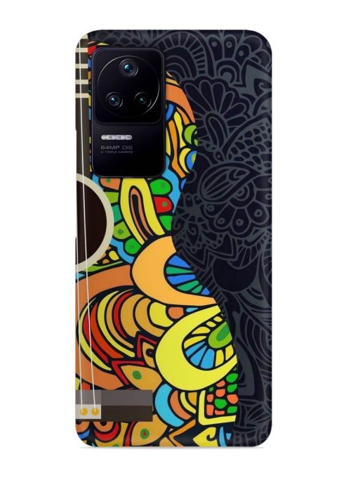 Guitar Vector Art Snap Case for Poco F4 (5G) Zapvi