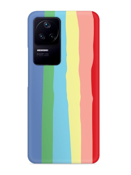 Rainbow Premium Shade Snap Case for Poco F4 (5G) Zapvi