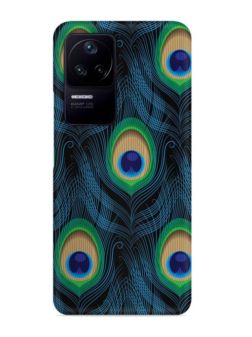 Seamless Pattern Peacock Snap Case for Poco F4 (5G) Zapvi