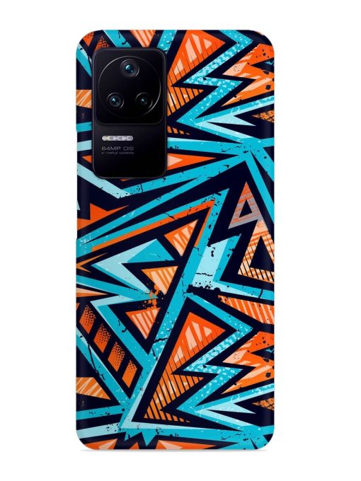 Abstract Seamless Grunge Snap Case for Poco F4 (5G)