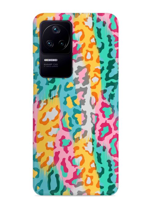 Seamless Vector Colorful Snap Case for Poco F4 (5G) Zapvi