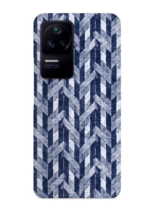 Abstract Herringbone Motif Snap Case for Poco F4 (5G)