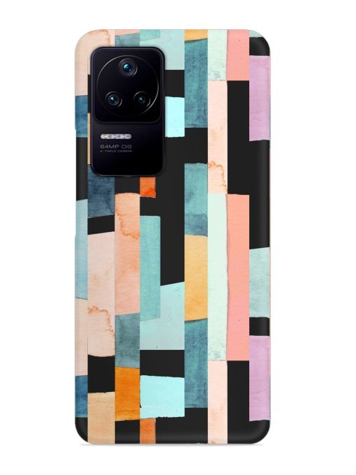 Geometric Seamless Pattern Snap Case for Poco F4 (5G) Zapvi