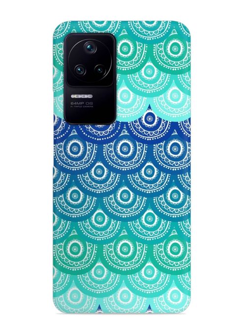 Ethnic Seamless Pattern Snap Case for Poco F4 (5G) Zapvi