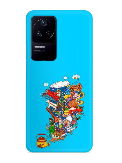 Vector Design Indian Snap Case for Poco F4 (5G) Zapvi