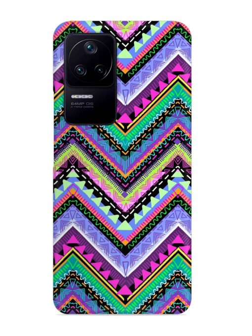 Tribal Aztec Print Snap Case for Poco F4 (5G) Zapvi