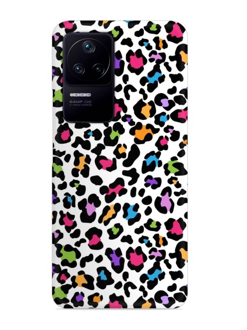 Seamless Leopard Pattern Snap Case for Poco F4 (5G)