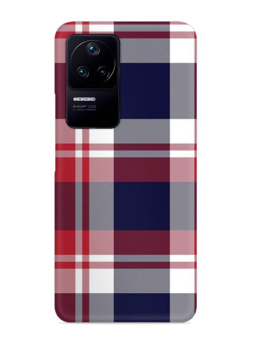 Classic Plaid Tartan Snap Case for Poco F4 (5G) Zapvi