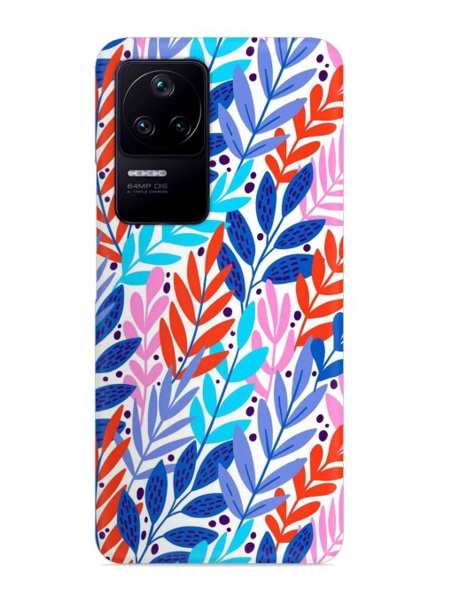 Bright Floral Tropical Snap Case for Poco F4 (5G) Zapvi