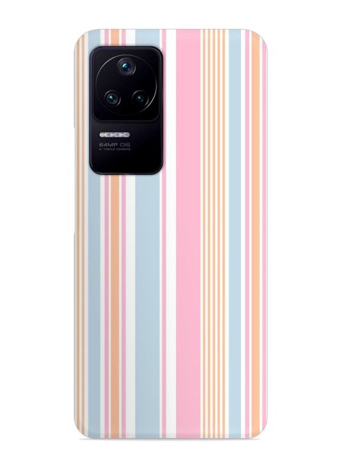 Stripe Seamless Pattern Snap Case for Poco F4 (5G) Zapvi