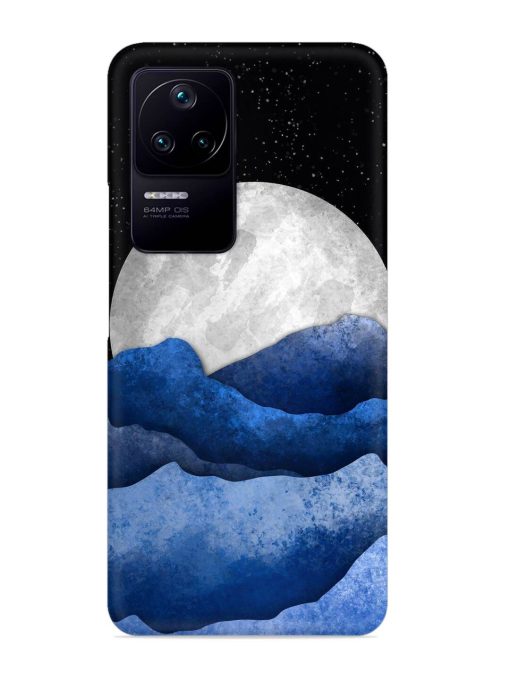 Full Moon Mountain Vector Snap Case for Poco F4 (5G) Zapvi