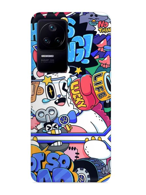 Universal Doodle Snap Case for Poco F4 (5G) Zapvi