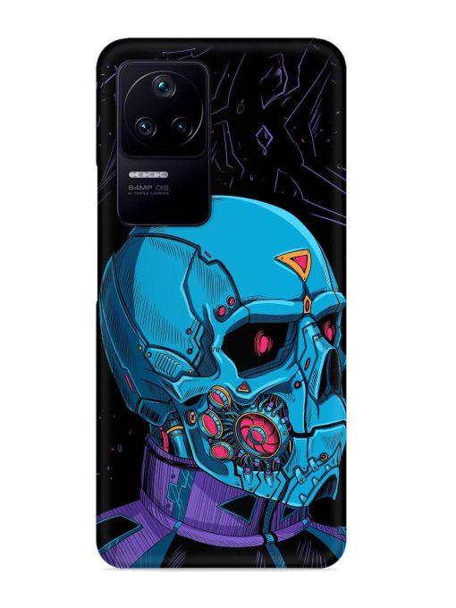 Skull Robo Vector Snap Case for Poco F4 (5G)