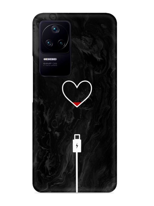 Heart Charging Vector Snap Case for Poco F4 (5G) Zapvi