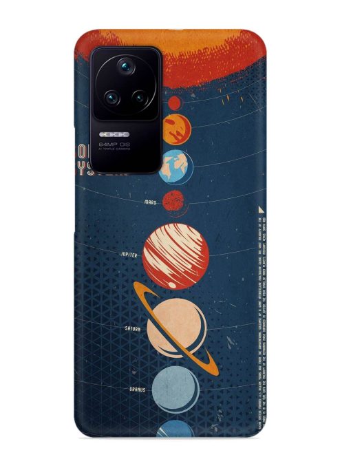 Solar System Vector Snap Case for Poco F4 (5G) Zapvi