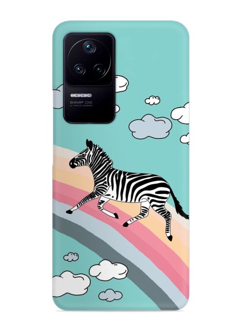 Running Zebra Snap Case for Poco F4 (5G) Zapvi