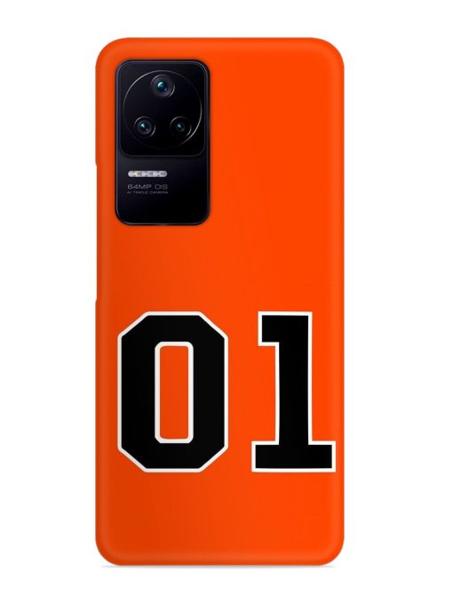 01 Number Snap Case for Poco F4 (5G) Zapvi